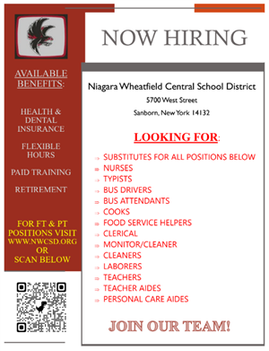 Now Hiring Flyer